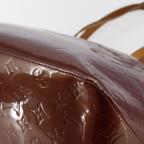 LOUIS VUITTON Monogram Vernis Bellevue GM Tote Bag Violet M93588 LV Auth 141965