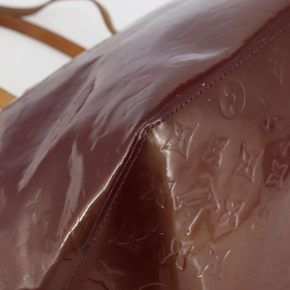 LOUIS VUITTON Monogram Vernis Bellevue GM Tote Bag Violet M93588 LV Auth 141965