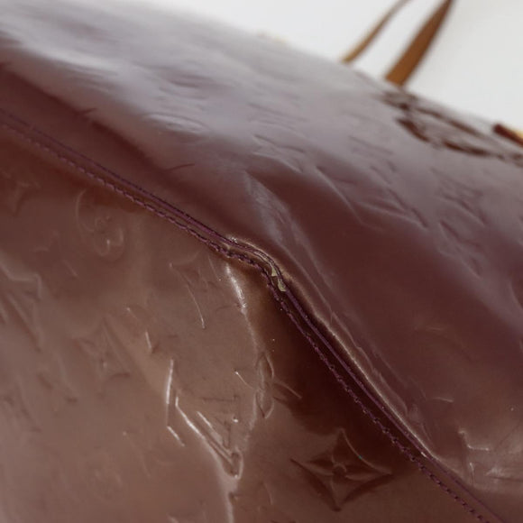 LOUIS VUITTON Monogram Vernis Bellevue GM Tote Bag Violet M93588 LV Auth 141965