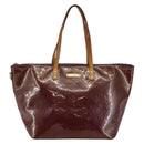 LOUIS VUITTON Monogram Vernis Bellevue GM Tote Bag Violet M93588 LV Auth 141965-13