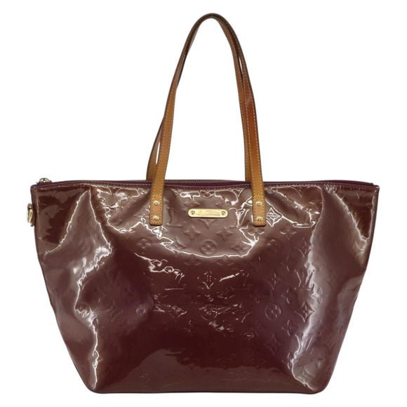 LOUIS VUITTON Monogram Vernis Bellevue GM Tote Bag Violet M93588 LV Auth 141965