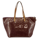LOUIS VUITTON Monogram Vernis Bellevue GM Tote Bag Violet M93588 LV Auth 141965-2