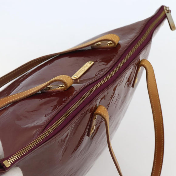 LOUIS VUITTON Monogram Vernis Bellevue GM Tote Bag Violet M93588 LV Auth 141965