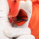 PRADA Shoulder Bag Nylon Orange Silver Auth 141967-10