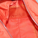 PRADA Shoulder Bag Nylon Orange Silver Auth 141967-22