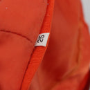 PRADA Shoulder Bag Nylon Orange Silver Auth 141967-12