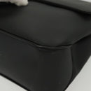 Salvatore Ferragamo Vala Shoulder Bag Leather Black Silver Auth 141973-15