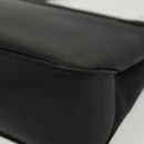 Salvatore Ferragamo Vala Shoulder Bag Leather Black Silver Auth 141973-17