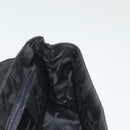 Salvatore Ferragamo Vala Shoulder Bag Leather Black Silver Auth 141973-19