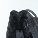 Salvatore Ferragamo Vala Shoulder Bag Leather Black Silver Auth 141973-20