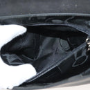 Salvatore Ferragamo Vala Shoulder Bag Leather Black Silver Auth 141973-21