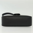 Salvatore Ferragamo Vala Shoulder Bag Leather Black Silver Auth 141973-5