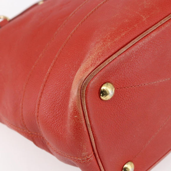LOUIS VUITTON Monogram Empreinte Citadines PM Tas Oranje M40556 LV Auth 141975
