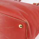 LOUIS VUITTON Monogram Empreinte Citadines PM Tas Oranje M40556 LV Auth 141975-16