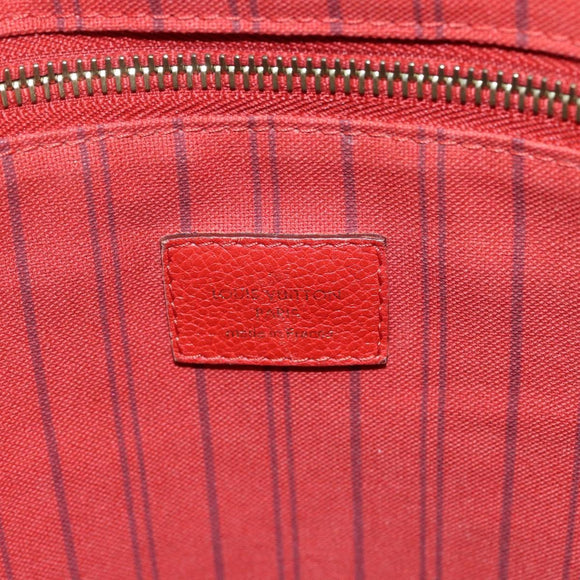 LOUIS VUITTON Monogram Empreinte Citadines PM Tas Oranje M40556 LV Auth 141975