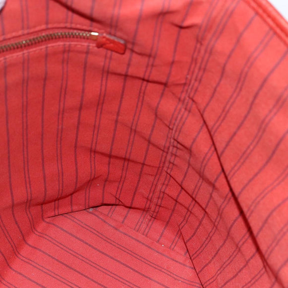 LOUIS VUITTON Monogram Empreinte Citadines PM Bag Orange M40556 LV Auth 141975