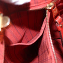 LOUIS VUITTON Monogram Empreinte Citadines PM Bag Orange M40556 LV Auth 141975-22