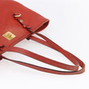 LOUIS VUITTON Monogram Empreinte Citadines PM Bag Orange M40556 LV Auth 141975-7