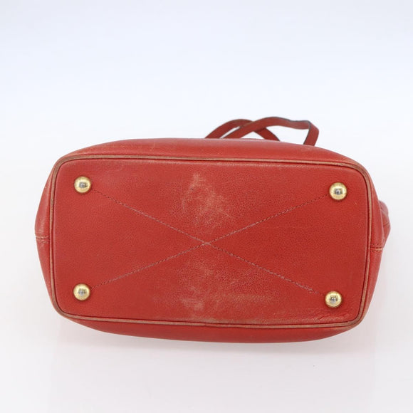LOUIS VUITTON Monogram Empreinte Citadines PM Tas Oranje M40556 LV Auth 141975