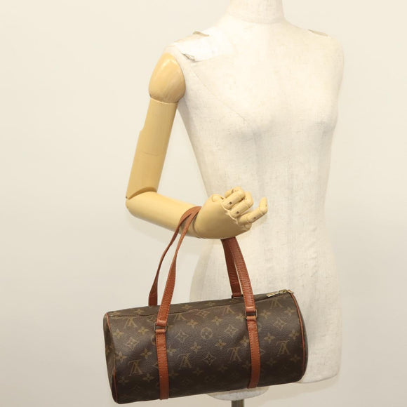 LOUIS VUITTON Monogram Papillon 30 Hand Bag M51385 LV Auth 141979