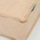 CHANEL COCO Mark Hand Bag Nylon Beige Gold CC Auth 141982-12