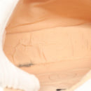 CHANEL COCO Mark Hand Bag Nylon Beige Gold CC Auth 141982-18