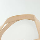 CHANEL COCO Mark Hand Bag Nylon Beige Gold CC Auth 141982-9