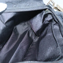 GUCCI GG Canvas Shoulder Bag Black Gold 019 0375 Auth 141991-19