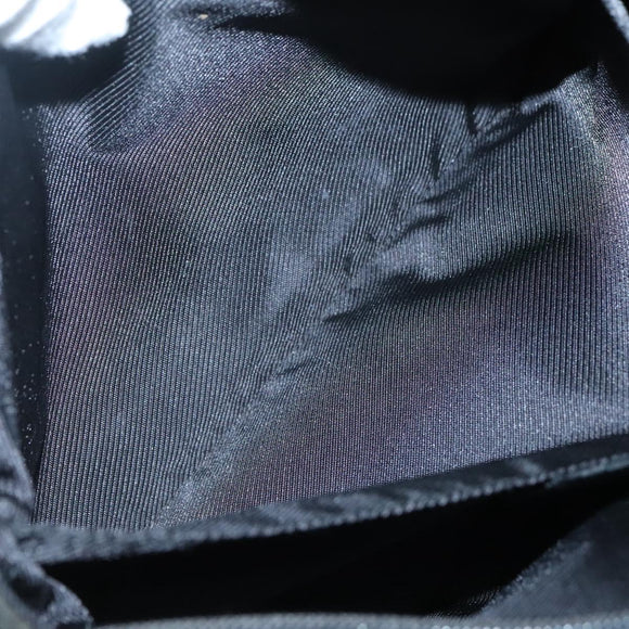 GUCCI GG Canvas Shoulder Bag Black Gold 019 0375 Auth 141991