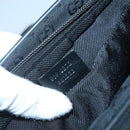 GUCCI GG Canvas Shoulder Bag Black Gold 019 0375 Auth 141991-23