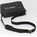GUCCI GG Canvas Shoulder Bag Black Gold 019 0375 Auth 141991-7