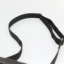 GUCCI GG Canvas Shoulder Bag Black Gold 019 0375 Auth 141991-8