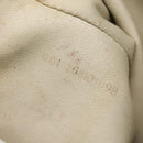 FENDI Zucchino Canvas Accessory Pouch Enamel Brown Gold Auth 141994-12