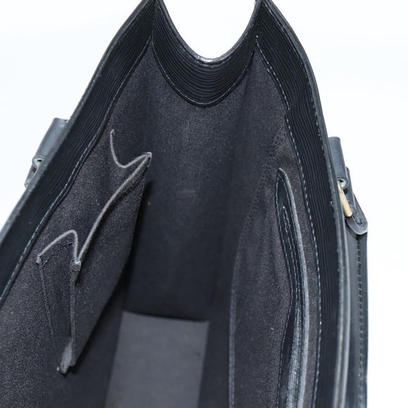 LOUIS VUITTON Epi Sac Plat PM Hand Bag Black M58658 LV Auth 141997V
