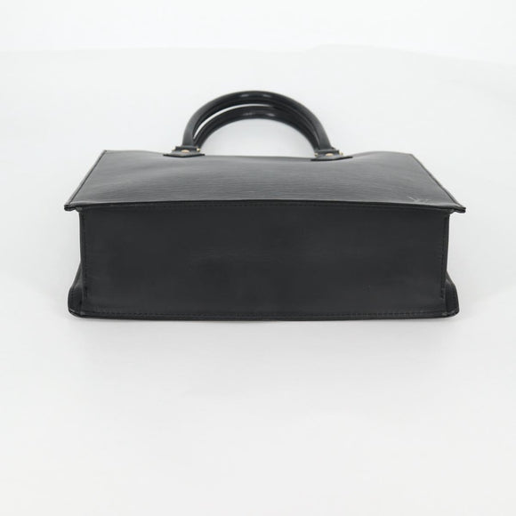 LOUIS VUITTON Epi Sac Plat PM Hand Bag Black M58658 LV Auth 141997V