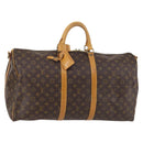 LOUIS VUITTON Monogram Keepall Bandouliere 55 Boston Bag M41414 LV Auth 141999-1
