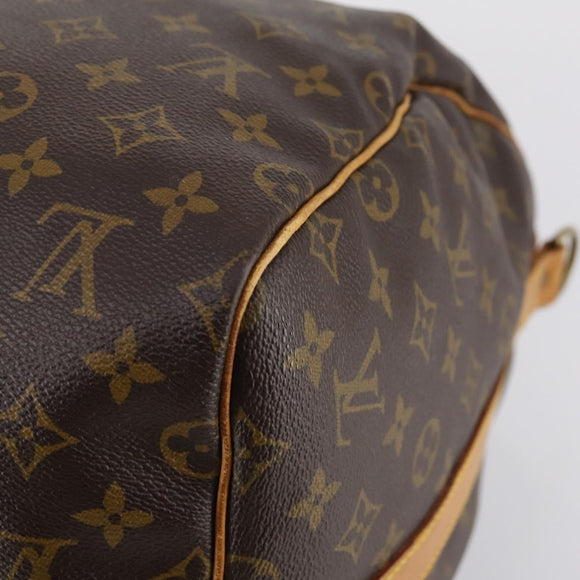 LOUIS VUITTON Monogram Keepall Bandouliere 55 Boston Bag M41414 LV Auth 141999
