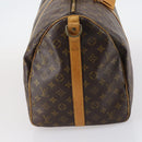 LOUIS VUITTON Monogram Keepall Bandouliere 55 Boston Bag M41414 LV Auth 141999-4