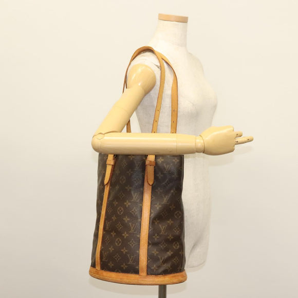 LOUIS VUITTON Monogram Bucket GM Shoulder Bag Vintage M42236 LV Auth 142001