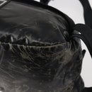 CHANEL Sports COCO Mark Waist Bag Coated Canvas Black CC Auth 142004-15