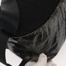 CHANEL Sports COCO Mark Waist Bag Coated Canvas Black CC Auth 142004-16