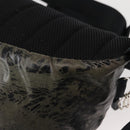 CHANEL Sports COCO Mark Waist Bag Coated Canvas Black CC Auth 142004-17