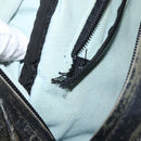 CHANEL Sports COCO Mark Waist Bag Coated Canvas Black CC Auth 142004-10