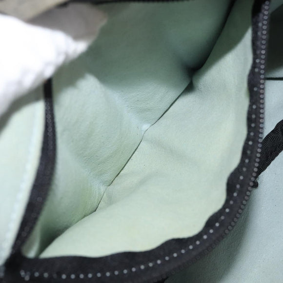 CHANEL Sports COCO Mark Waist Bag Coated Canvas Black CC Auth 142004