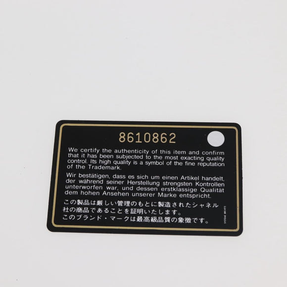 CHANEL Sports COCO Mark Waist Bag Coated Canvas Black CC Auth 142004