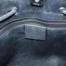 GUCCI GG Canvas Tote Bag Black Silver 002 1053 Auth 142008-19