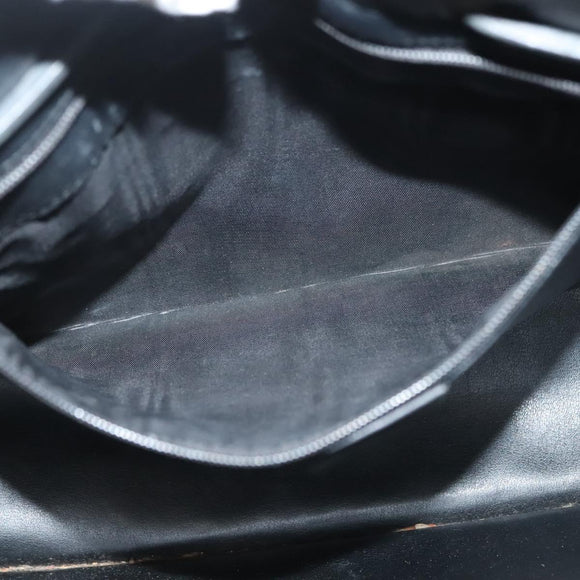 GUCCI GG Canvas Tote Bag Black Silver 002 1053 Auth 142008