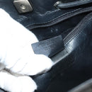 GUCCI GG Canvas Tote Bag Black Silver 002 1053 Auth 142008-12