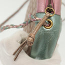 GUCCI Zumi Shoulder Bag Leather Multicolor gold Auth 142011-15