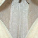 Christian Dior Canage Lady Dior Hand Bag Nylon Beige Gold Auth 142012-16